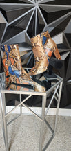 Load image into Gallery viewer, Rouge reptile print heels          sz 11
