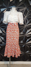 Load image into Gallery viewer, Messini polka dot skirt         sz med-large
