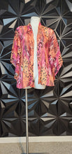 Load image into Gallery viewer, Slinky brand sheer multicolor kimono           sz xl
