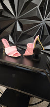 Load image into Gallery viewer, New Cape Robbin pink toe out heels           sz 10
