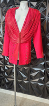 Load image into Gallery viewer, Elite Champagne  blazer           sz 18
