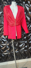 Load image into Gallery viewer, Elite Champagne  blazer           sz 18
