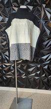 Load image into Gallery viewer, Talbots color block poncho             sz lrg-2x
