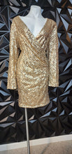 Load image into Gallery viewer, X Taren Plus sequin dress         sz 3x (best fitting sz 16-18)
