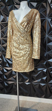 Load image into Gallery viewer, X Taren Plus sequin dress         sz 3x (best fitting sz 16-18)
