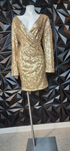 Load image into Gallery viewer, X Taren Plus sequin dress         sz 3x (best fitting sz 16-18)
