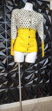 Load image into Gallery viewer, Polka dot cardigan         sz med-lrg
