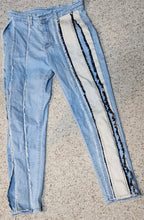 Load image into Gallery viewer, Shein distress front jeans         sz large, 8/10
