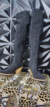 Load image into Gallery viewer, Forever stoned thigh high boots             Size 9
