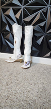 Load image into Gallery viewer, New Azaelea Wang white high top sandals         sz 7.5

