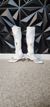 Load image into Gallery viewer, New Azaelea Wang white high top sandals         sz 7.5
