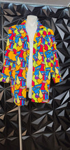 Load image into Gallery viewer, Wearever multicolor eye open front blazer          sz 3x
