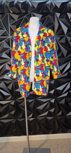 Load image into Gallery viewer, Wearever multicolor eye open front blazer          sz 3x
