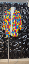Load image into Gallery viewer, Wearever multicolor eye open front blazer          sz 3x
