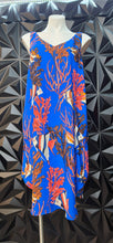 Load image into Gallery viewer, Nic &amp; Zoe blue fish dress          sz lrg
