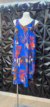 Load image into Gallery viewer, Nic &amp; Zoe blue fish dress          sz lrg
