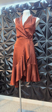 Load image into Gallery viewer, Melonie rust dress             sz 10

