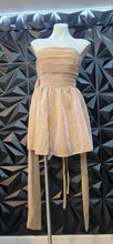 Load image into Gallery viewer, Tube shimmer flare dress         sz 16
