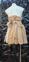 Load image into Gallery viewer, Tube shimmer flare dress         sz 16
