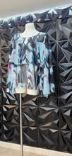 Load image into Gallery viewer, Jennifer Lopez sheer ruffled blouse             sz xlrg

