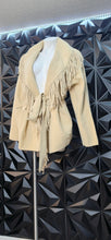 Load image into Gallery viewer, NVLT fringe jacket                 sz lrg
