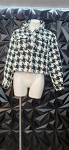 Load image into Gallery viewer, Miou Muse printed crop jacket          sz medium-10
