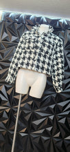 Load image into Gallery viewer, Miou Muse printed crop jacket          sz medium-10
