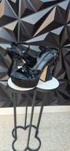 Load image into Gallery viewer, Brand new Sam Edelman  black  sandal chunky heels               sz 8.5
