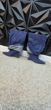 Load image into Gallery viewer, Brand new Azalea Wang denim wedge heels
