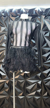 Load image into Gallery viewer, CBR sheer feather bottom top        sz lrg (best fitting sz medium)
