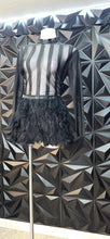 Load image into Gallery viewer, CBR sheer feather bottom top        sz lrg (best fitting sz medium)

