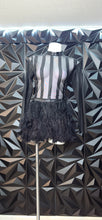 Load image into Gallery viewer, CBR sheer feather bottom top        sz lrg (best fitting sz medium)
