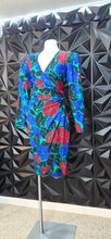 Load image into Gallery viewer, Flora Kung silk multicolor dress         sz 12, runs small (best fit sz 8) small Disclaimer
