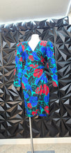 Load image into Gallery viewer, Flora Kung silk multicolor dress         sz 12, runs small (best fit sz 8) small Disclaimer
