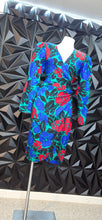 Load image into Gallery viewer, Flora Kung silk multicolor dress         sz 12, runs small (best fit sz 8) small Disclaimer
