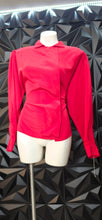 Load image into Gallery viewer, I.B Diffusion red blouse           sz 10-12
