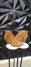 Load image into Gallery viewer, Matisse fringe open booties        sz 7
