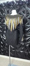 Load image into Gallery viewer, Sequin/beaded top/dress            sz   12-14 fitting
