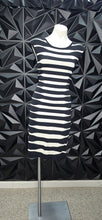 Load image into Gallery viewer, Calvin Klein stripe bodycon dress           sz large
