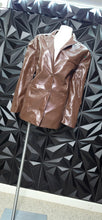 Load image into Gallery viewer, H &amp; M faux leather blazer              sz lrg
