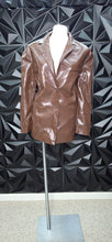 Load image into Gallery viewer, H &amp; M faux leather blazer              sz lrg
