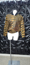 Load image into Gallery viewer, Monalisa dotted bomber jacket            sz lrg/xl fitting
