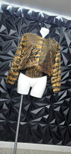 Load image into Gallery viewer, Monalisa dotted bomber jacket            sz lrg/xl fitting
