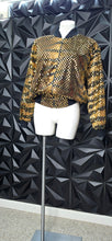 Load image into Gallery viewer, Monalisa dotted bomber jacket            sz lrg/xl fitting

