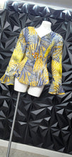 Load image into Gallery viewer, Nubiano Peplum high low flare blazer          sz 16 (fitting 14/16)
