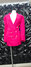 Load image into Gallery viewer, Lord &amp; Taylor pink double breast blazer      sz 16
