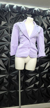 Load image into Gallery viewer, Chicos purple blazer          sz chico2= large
