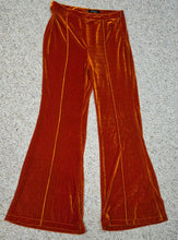 Load image into Gallery viewer, Akira velour wide leg pants   sz lrg, Best fitting sz 8/10

