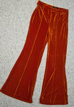 Load image into Gallery viewer, Akira velour wide leg pants   sz lrg, Best fitting sz 8/10
