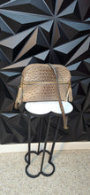 Load image into Gallery viewer, Croc crossbody purse   disclaimer: piece of leather loose on the strap
